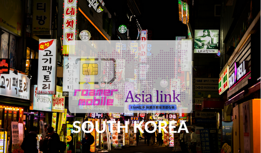 South Korea Prepaid eSIM cards | 1GB for 7 days