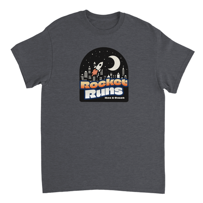 Rocket Runs - Hits and Catch Heavyweight Unisex Crewneck T-shirt