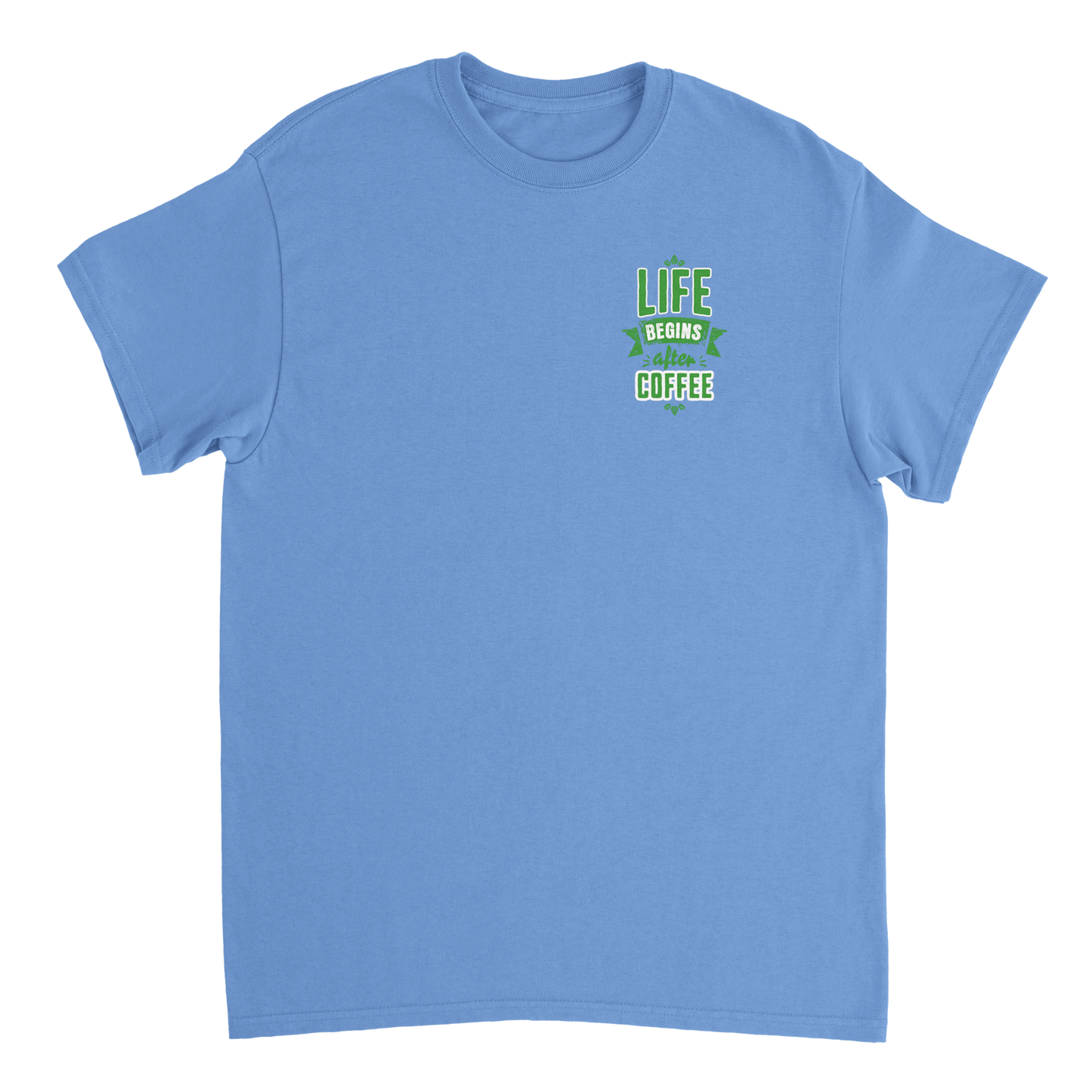 Life begins after coffee | Heavyweight Unisex Crewneck T-shirt