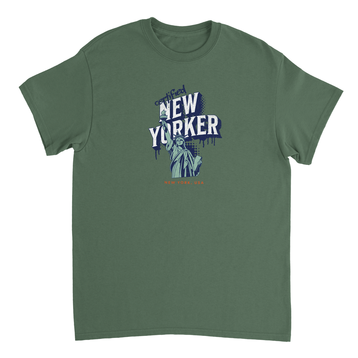 Certified New Yorker | Heavyweight Unisex Crewneck T-shirt
