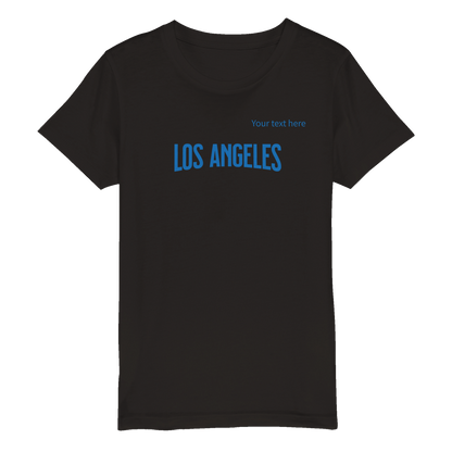 Los Angeles custom text | Organic Kids Crewneck T-shirt