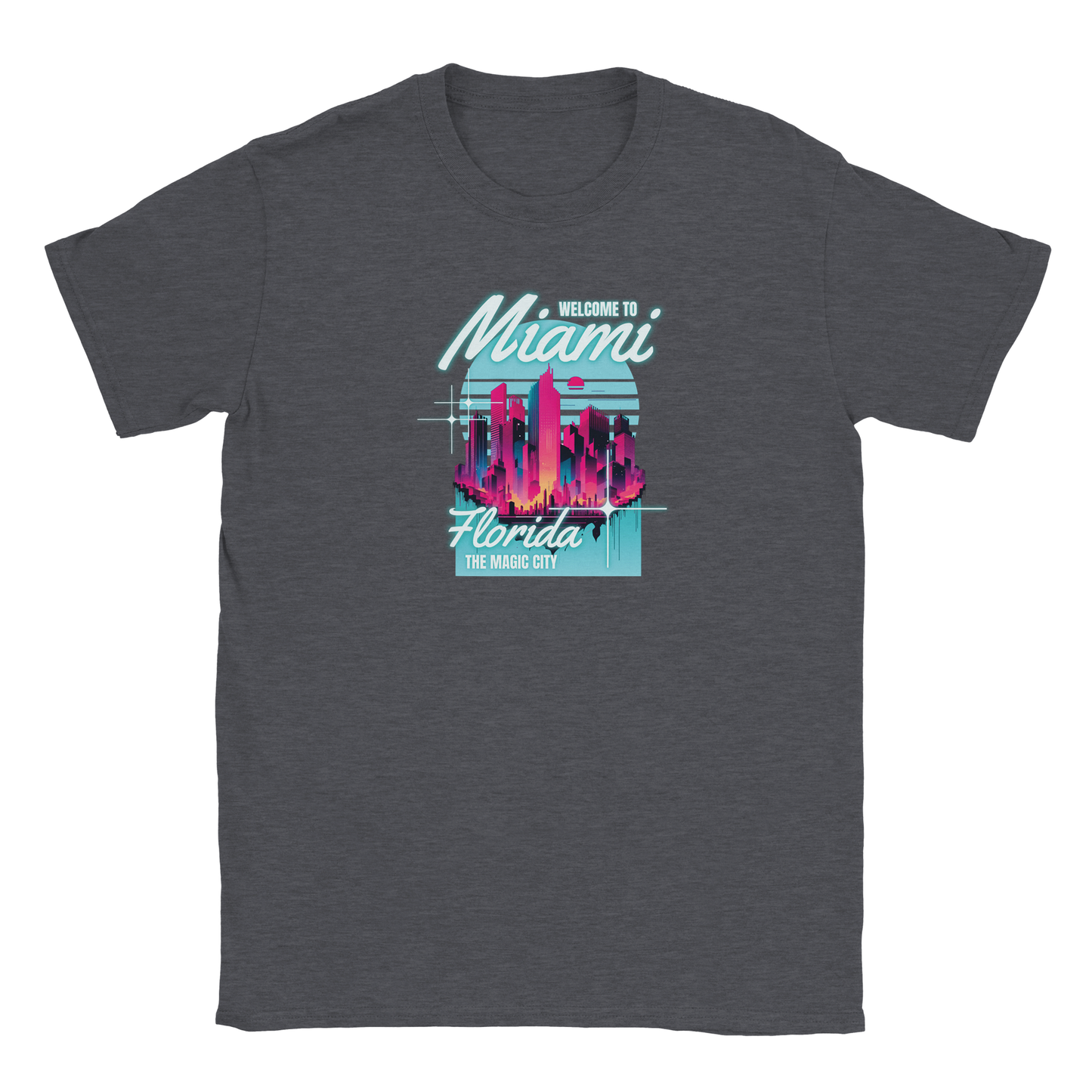 Miami Florida - The Magic City | Classic Unisex Crewneck T-shirt