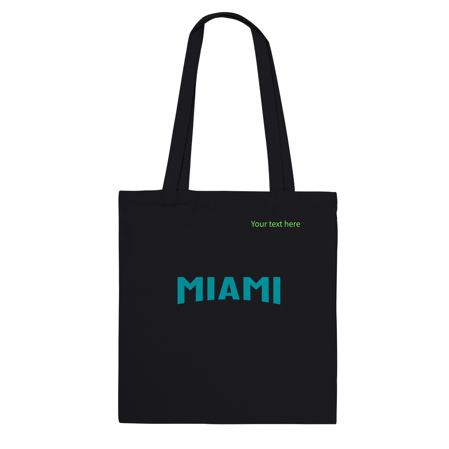 Miami custom text | Premium Tote Bag