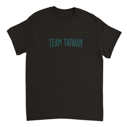 Team Taiwan custom text Heavyweight Unisex Crewneck T-shirt