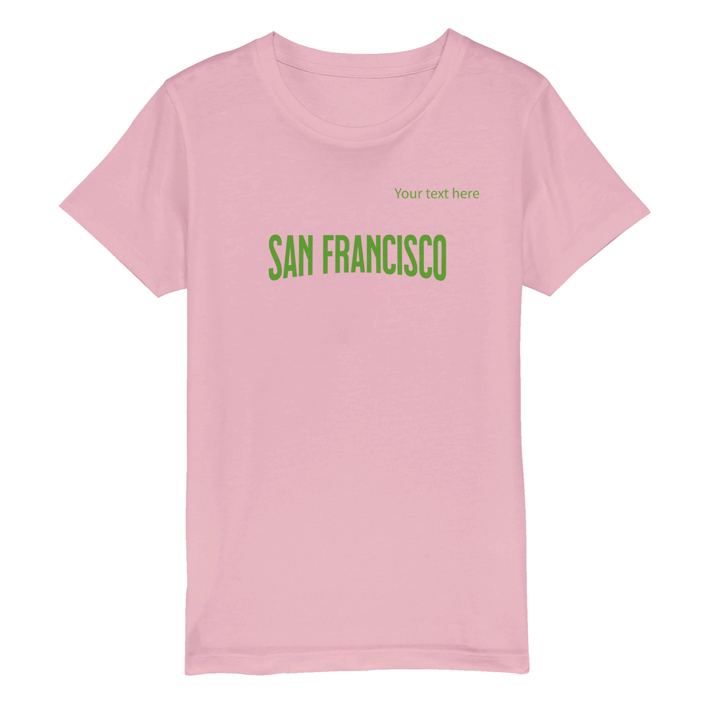 APEC in San Francisco custom text | Organic Kids Crewneck T-shirt