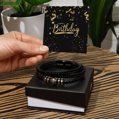 Love You Forever Bracelet – Perfect Gift for Him | Anniversary, Birthday & More