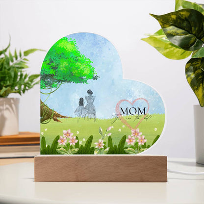 Mom You Are The Best - Acrylic with LED Base | Birthday Gift