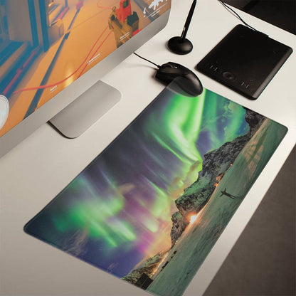 Northern Lights Gaming Mat – Ultimate Travel Memory