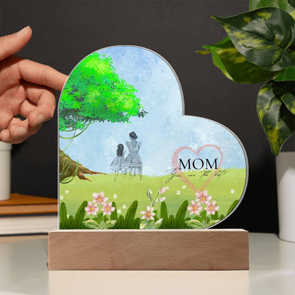 Mom You Are The Best - Acrylic with LED Base | Birthday Gift