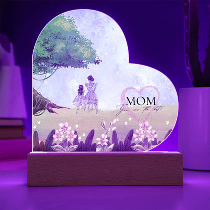 Mom You Are The Best - Acrylic with LED Base | Birthday Gift