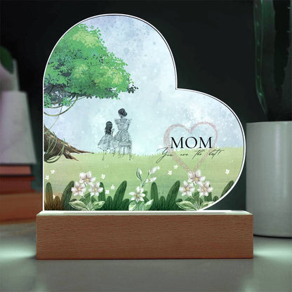 Mom You Are The Best - Acrylic with LED Base | Birthday Gift