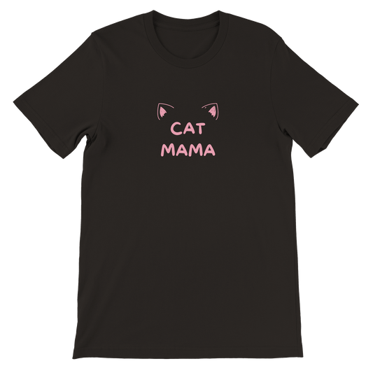 Cat mama Premium Unisex Crewneck T-shirt