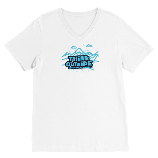 Think Outside | Premium Unisex V-Neck T-shirt