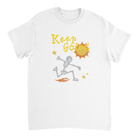 Keep Going Till Die Heavyweight Unisex Crewneck T-shirt