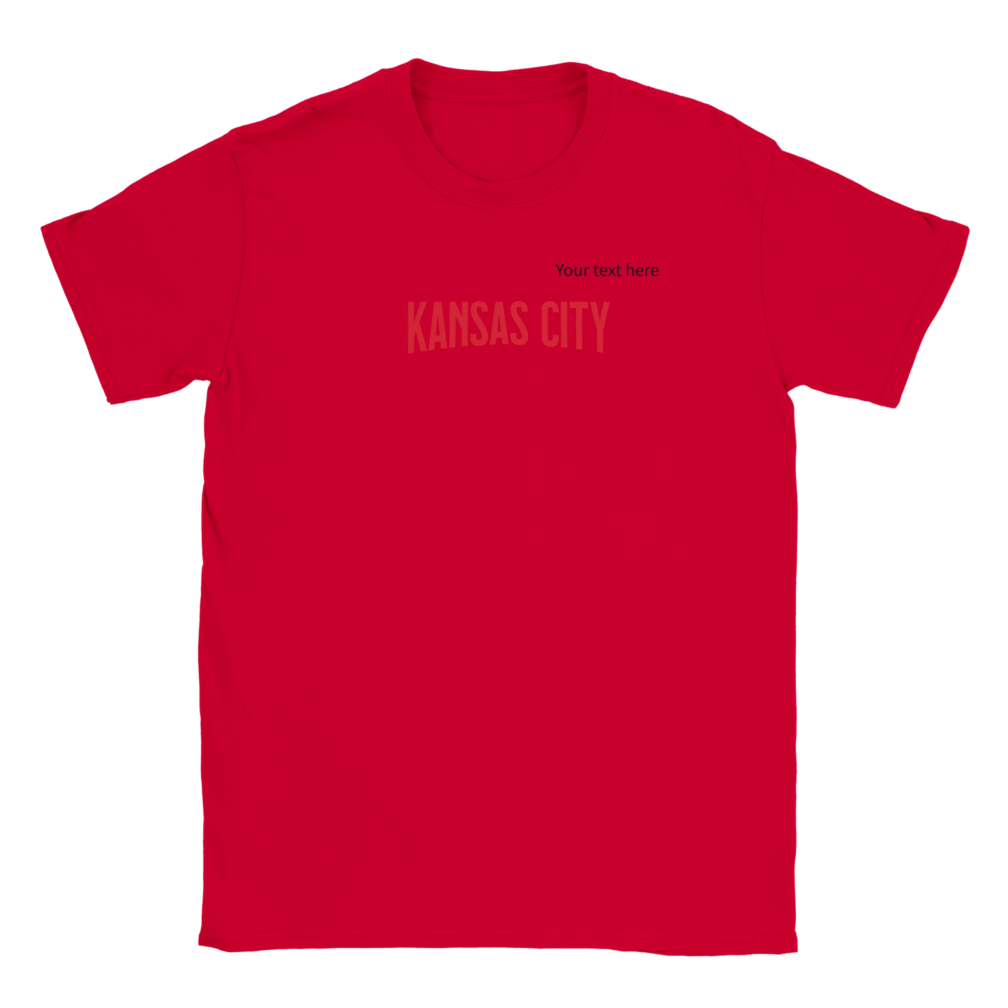 Kansas City custom text | Classic Kids Crewneck T-shirt