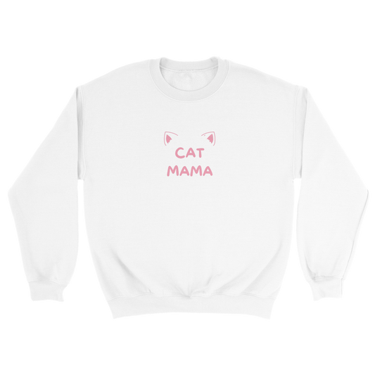 Cat mama Classic Unisex Crewneck Sweatshirt
