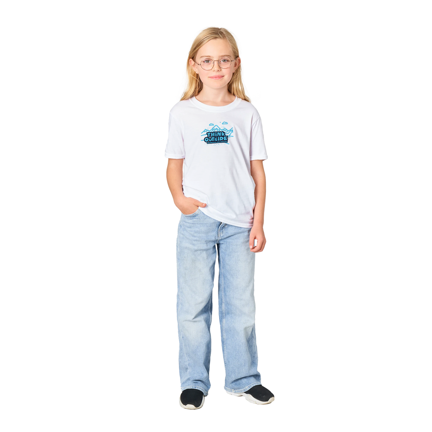 Think Outside | Classic Kids Crewneck T-shirt
