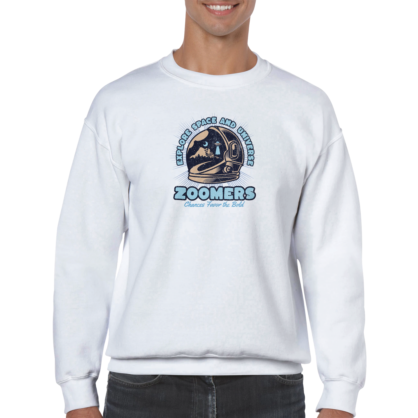 Zoomers - Chances Favor the Bold | Classic Unisex Crewneck Sweatshirt