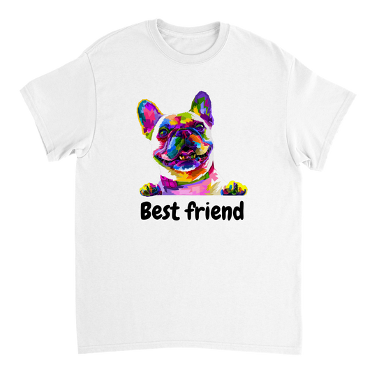 Bestfriend 重量级男女通用圆领 T 恤