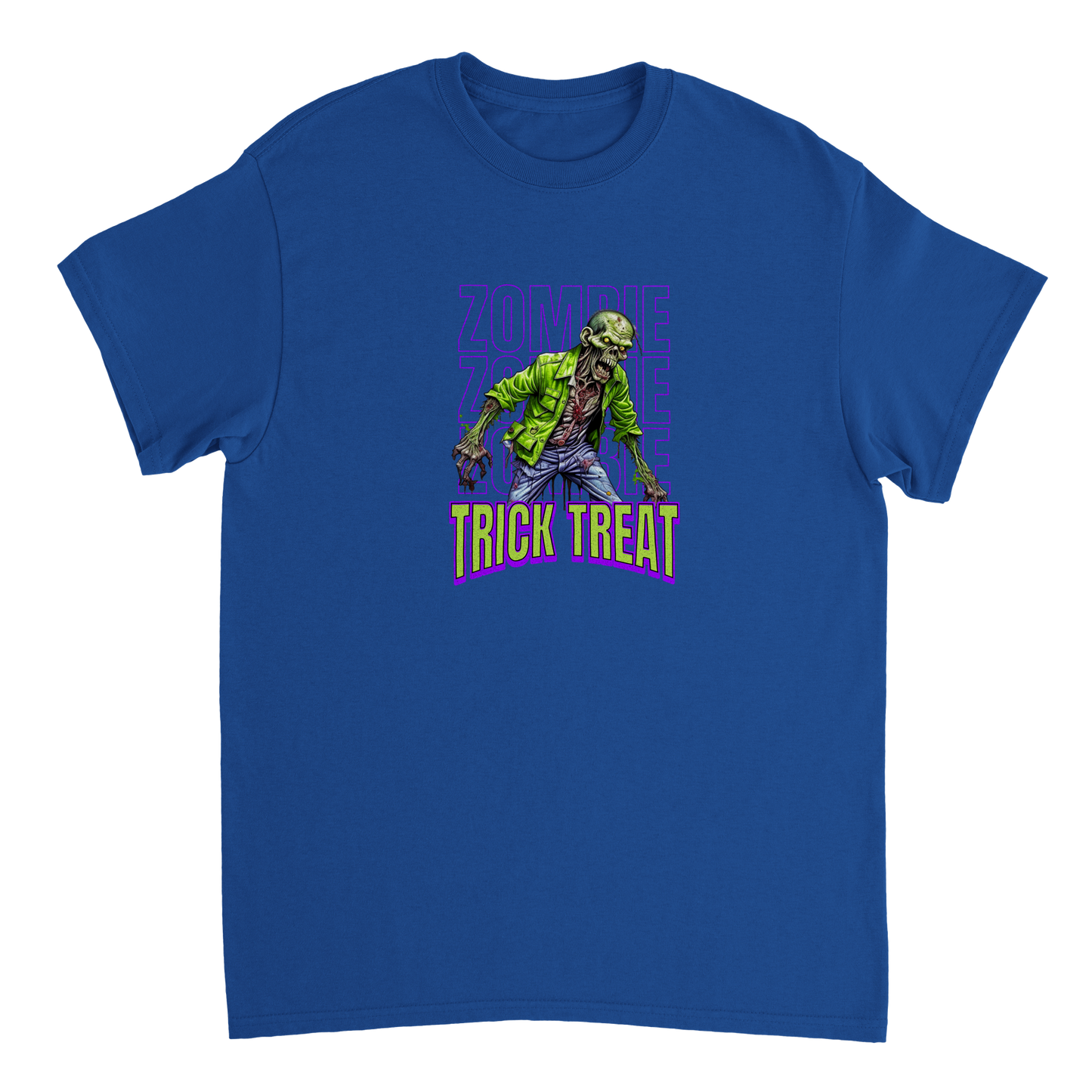 Zombie trick or treat Heavyweight Unisex Crewneck T-shirt