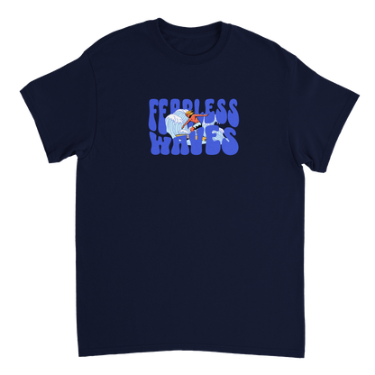 Youth fearless of waves Heavyweight Unisex Crewneck T-shirt