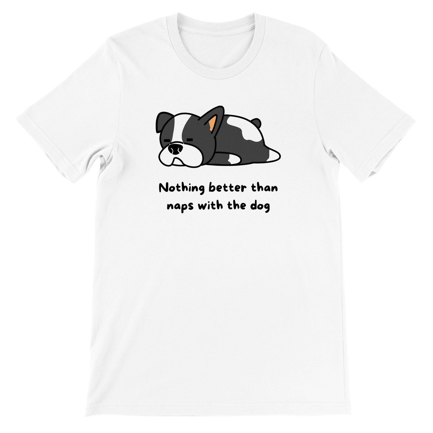 Naps with the dog Premium Unisex Crewneck T-shirt