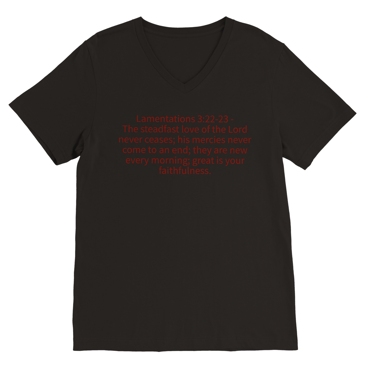 My quote Premium Unisex V-Neck T-shirt