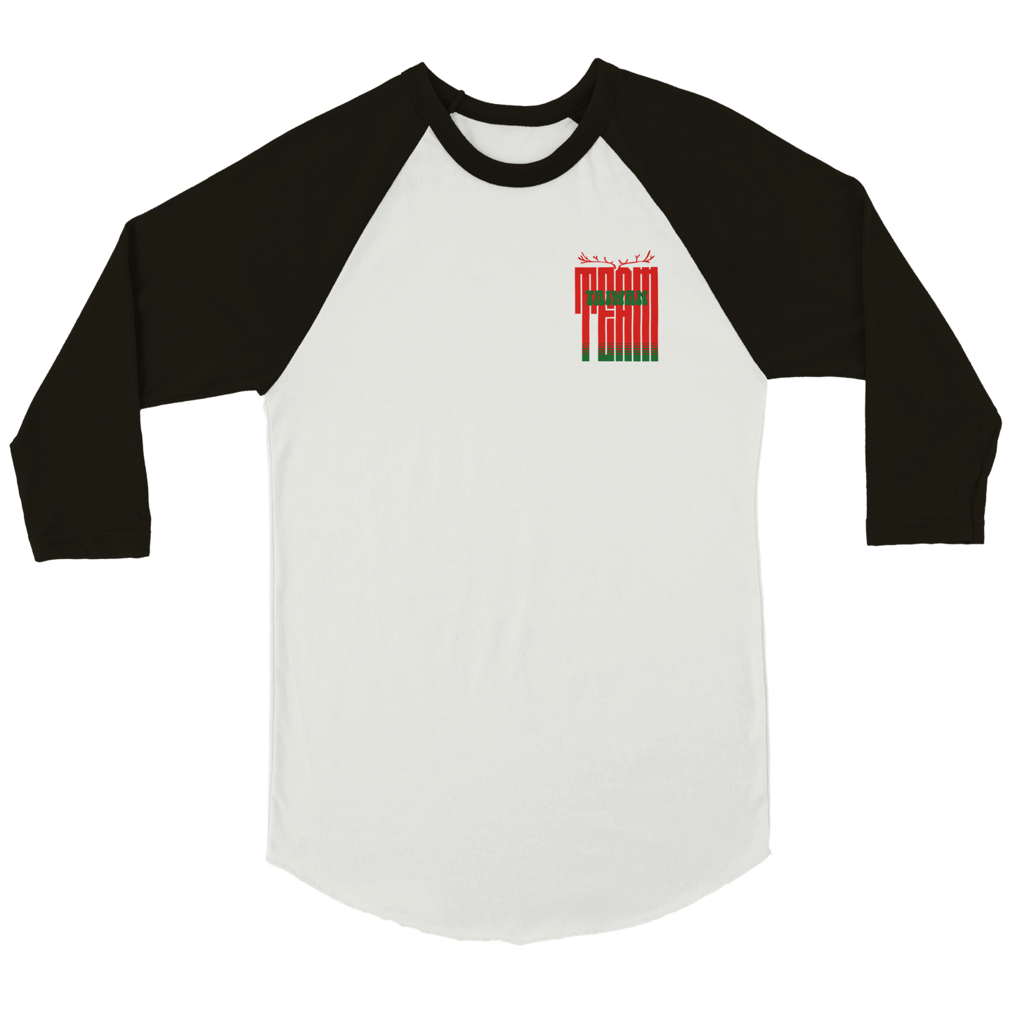 Team Taiwan Merry Xmas | Unisex 3/4 sleeve Raglan T-shirt