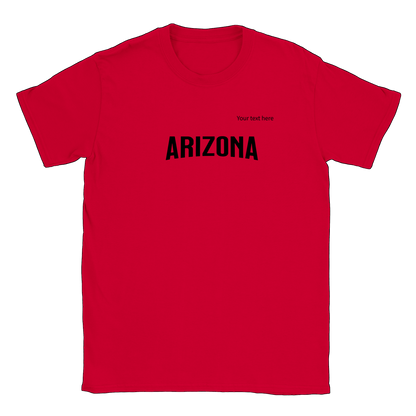 Arizona custom text Classic Unisex Crewneck T-shirt