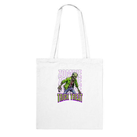 Zombie trick or treat Classic Tote Bag