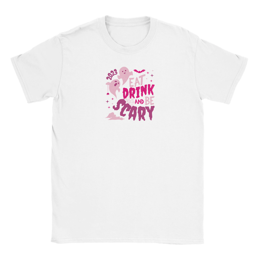 Eat Drink and Be Scary | Classic Kids Crewneck T-shirt