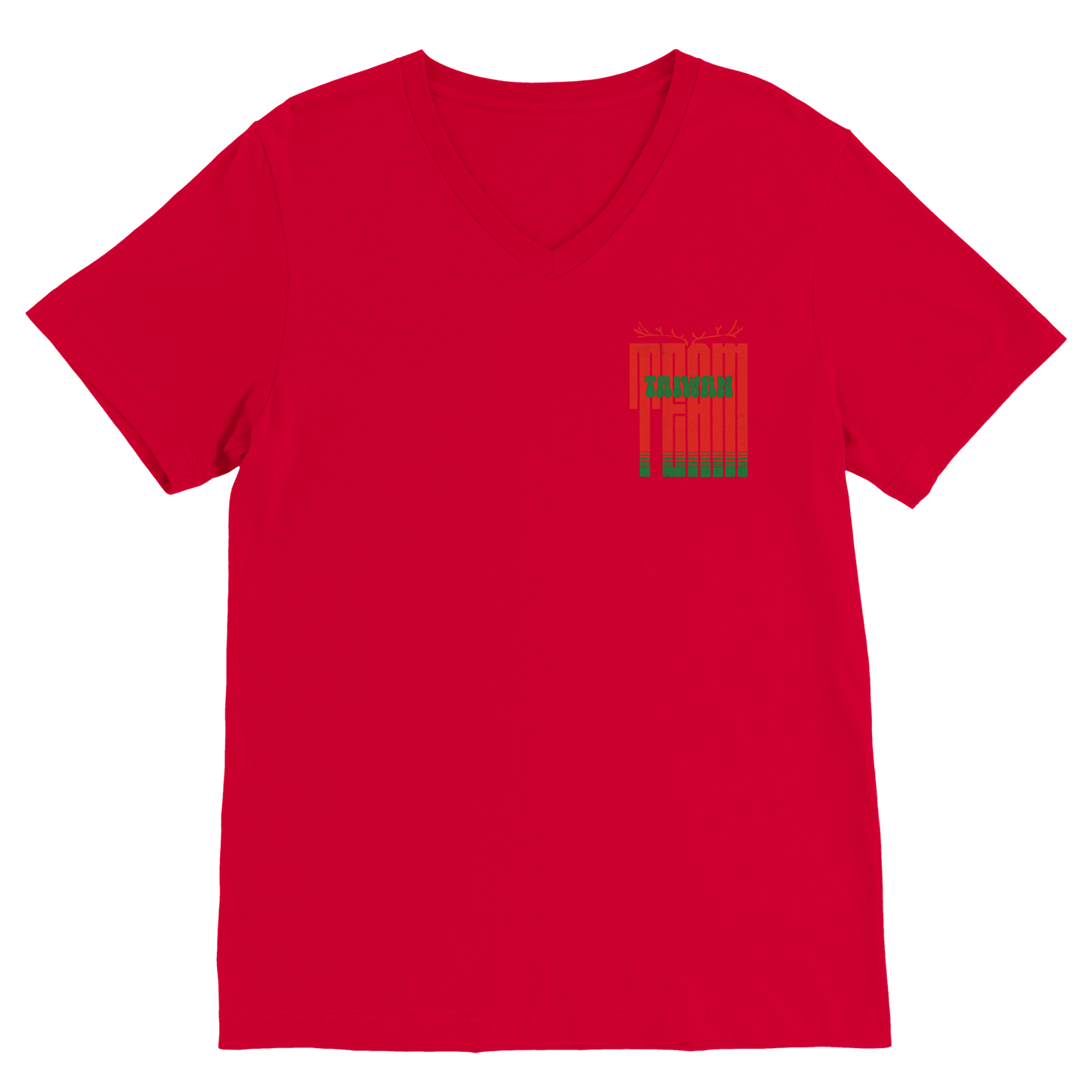 Team Taiwan Merry Xmas | Premium Unisex V-Neck T-shirt